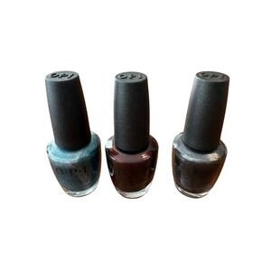 OPI Nail Lacquer Trio Midnight Moscow Ready Fete Turn Bright After Sunset NEW